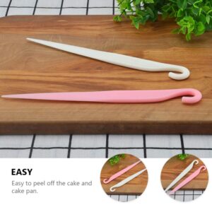 Plastic Spatulas Knife 20pcs Cake Stripping Knife Demolding Cutter Plastic Baking Tools Cake Scrapers Butter Cream Spreader Bakeware Fondant Decoration Bread Stripping Knives