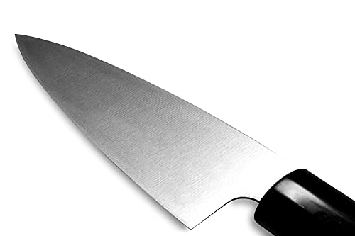 Seki Japan Japanese Seki SANBONSUGI Sushi Chef Knife, 420J2 Stainless Steel Sashimi Deba Knife, Wood Handle, 105 mm (4.1 in)
