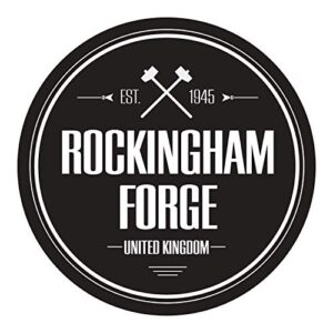 Rockingham Forge Sloping Matt Black Universal Knife Block, 20 Slots for Knives up to 20cm Blade Length
