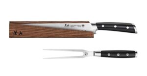 cangshan ts series 1020496 swedish 14c28n steel forged 2-piece carving set