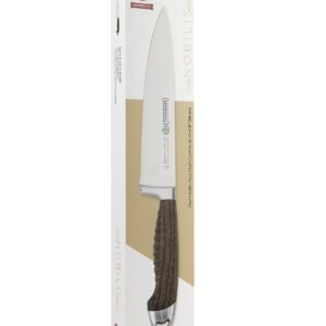 Mundial Nobilis Series 8 inch Cook Chef’s Knife with Wood Handle and Stainless Steel Blade