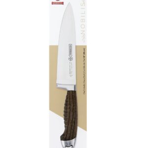 Mundial Nobilis Series 8 inch Cook Chef’s Knife with Wood Handle and Stainless Steel Blade