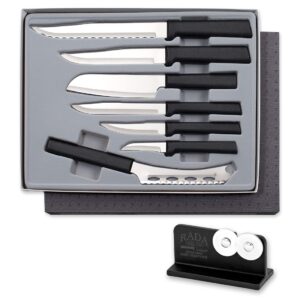 rada cutlery g248 the starter knife gift set plus r119 knife sharpener