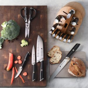 Saveur Selects 1026320 German Steel Forged 17-Piece Knife Block Set