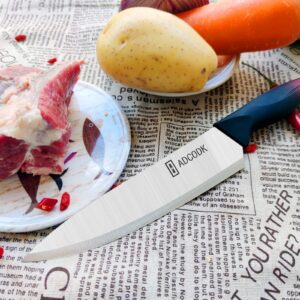 ADCODK Chef Knife - Pro Kitchen Knife 8 Inch Chef's Knives Stainless Steel With Sheath Ergonomic Handle