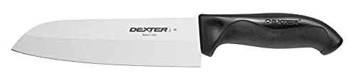 Dexter 7" Santoku Knife, Black Handle