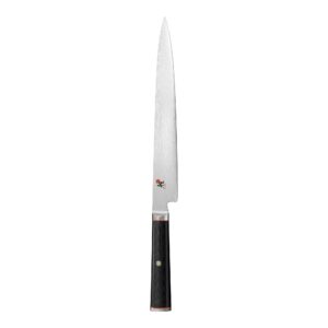 miyabi kaizen slicing knife, medium, black with red accent