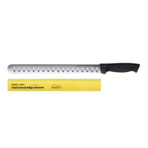 ergo chef prodigy series cutlery 12-inch slicer brisket slicing knife turkey carving knife with hollow grounds and edge guard