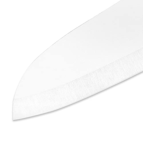 LIANGTAI Ceramic Knife 7 Inch Chef's Knife (Light Pink Handle)