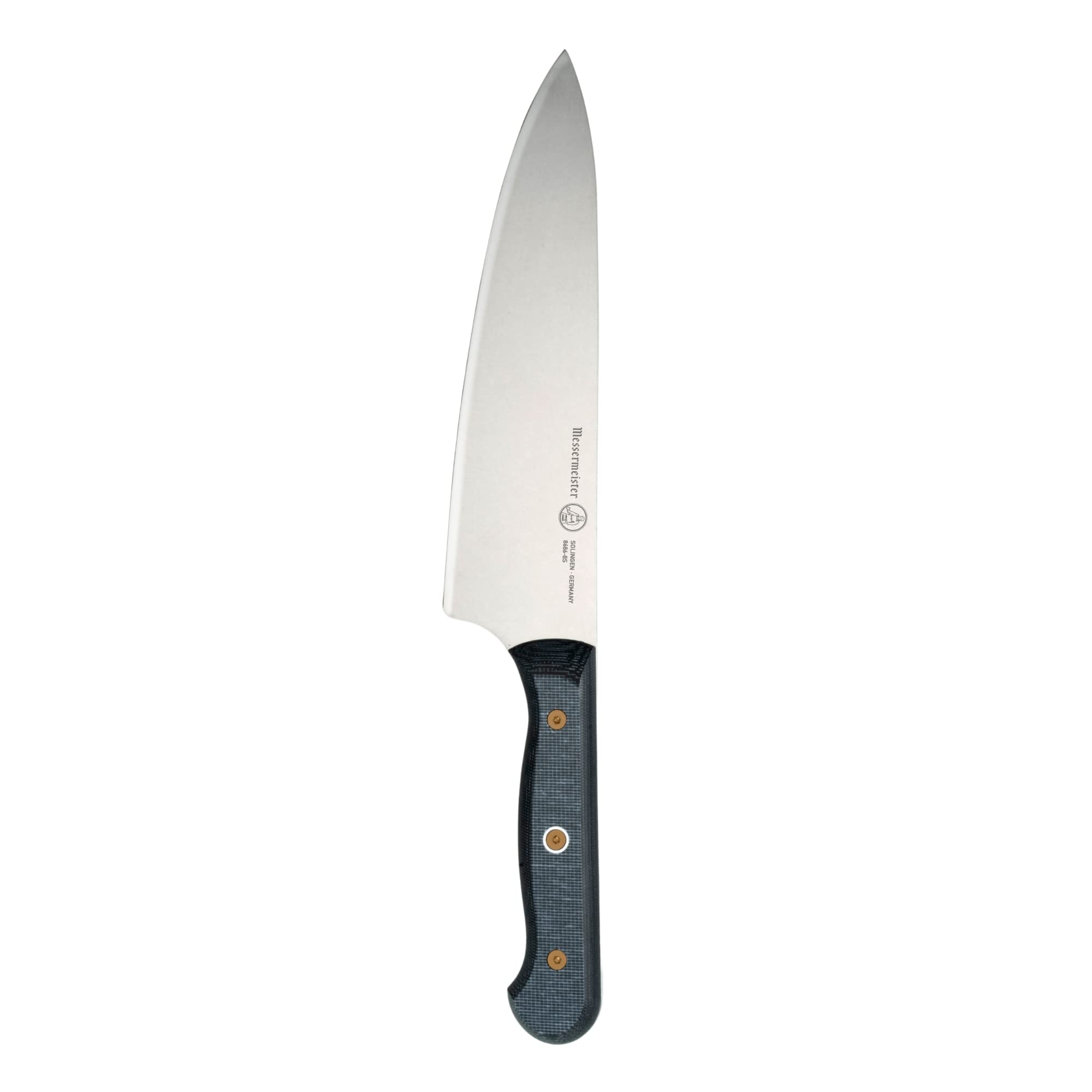 Messermeister Custom 8” Chef’s Knife - X50 German Stainless Steel - Rust Resistant & Easy to Maintain - Made in Solingen, Germany