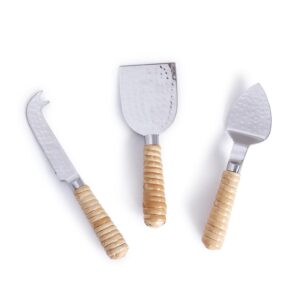 two's company set of 3 cheese knives