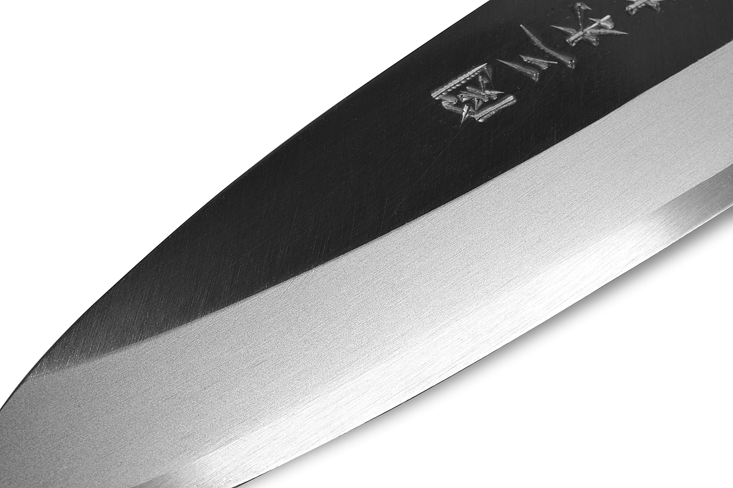 Seki Japan Japanese Seki SANBONSUGI Sushi Chef Knife, Stainless Steel Sashimi Deba Knife, Magnolia Wood Handle, 150 mm (5.9 in) for Left-Handed