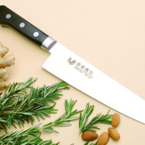 Yoshihiro INOX Aus-10 Stain-Resistant Steel Ice Hardened Gyuto Chefs Knife (9.5'' (240mm))