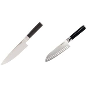 babish high-carbon german steel chef and santoku knife set