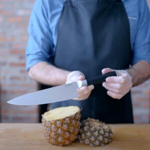 Babish High-Carbon German Steel Chef and Santoku Knife Set