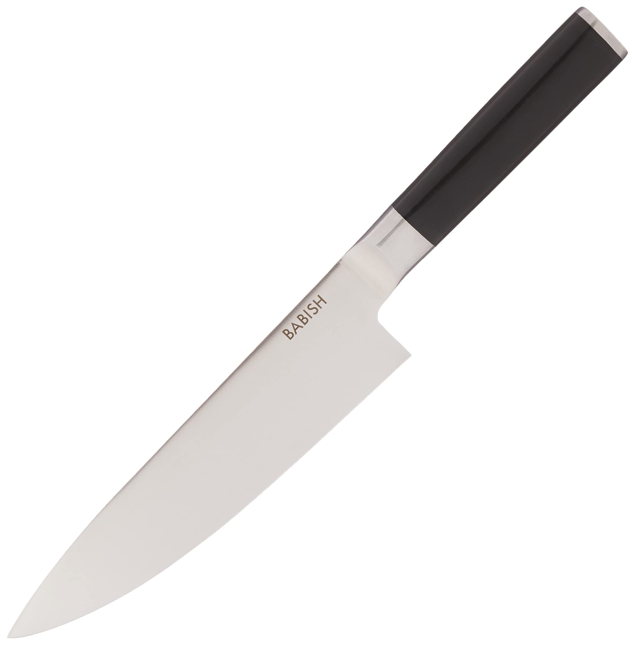 Babish High-Carbon German Steel Chef and Santoku Knife Set