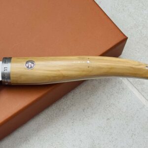 Laguiole en Aubrac Cuisine Gourmet Stainless Fully Forged Steel Made In France Cook's Chef 's Knife, 8-in / 20.3cm (Boxwood Handle)