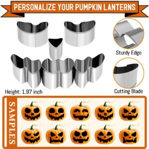 ZMCINER 23 PCS Pumpkin Carving Kit Heavy Duty Stainless Steel Pumpkin Carving Tools Simple & Safe Pumpkin Carving Kit for Kids & Adults