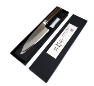 japanese sushi deba knife for left handed german steel (180mm)