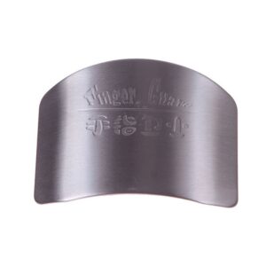 shinein stainless steel adjustable finger guard slice safe for cutting vegetables food