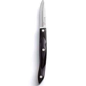 CUTCO Model 1720 Paring Knife with 2¾" High Carbon Stainless blade and 5" classic dark brown handle (often called"black") in factory-sealed plastic bag.