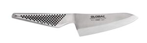 global gs-4, classic 4.75in/12cm oriental, stainless steel deba knife, 4.75