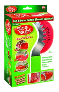 spark innovators, green sr-mc12 right melon slicer, 1 x 1.5 x 9 inches