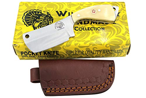 Wild Turkey Handmade Collection Fixed Blade Mini Chef Cleaver