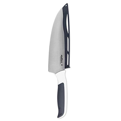 Zyliss E920210 Comfort Chef Knife | 18.5 cm/7.25 Inch | Japanese Stainless Steel | Black/White | Kitchen Knife | Dishwasher Safe | 5 Year Guarantee