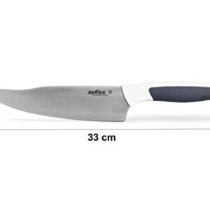 Zyliss E920210 Comfort Chef Knife | 18.5 cm/7.25 Inch | Japanese Stainless Steel | Black/White | Kitchen Knife | Dishwasher Safe | 5 Year Guarantee