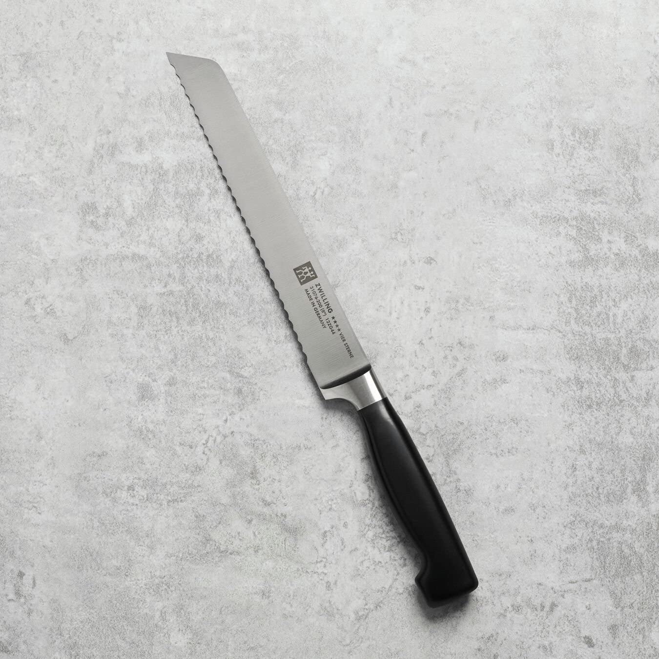 Zwilling Four Stars Bread knife, Silver/Black