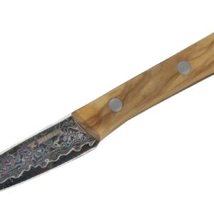 Moorhaus Paring Knife - Japanese VG10 Steel Core Stainless Damascus Blade - Kitchen Chef Knives