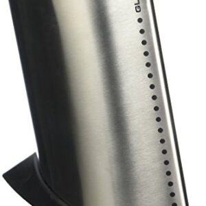 Global GKB-52, 10 Slot Knife Block, Stainless Steel