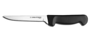 dexter outdoors 6" stiff nar boning knife with black handle