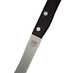 The Kosher Cook Black Spreading Knife - 4.5” Serrated Spreading Kitchen Knife - Color Coded Kitchen Tools