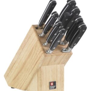 RICHARDSON SHEFFIELD V Sabatier 9pc, 9 Piece Knife Block, Black