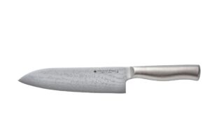 damascus chef's knife, yanagi sori 18cm, premium carbon steel gyuto, corrosion resistant