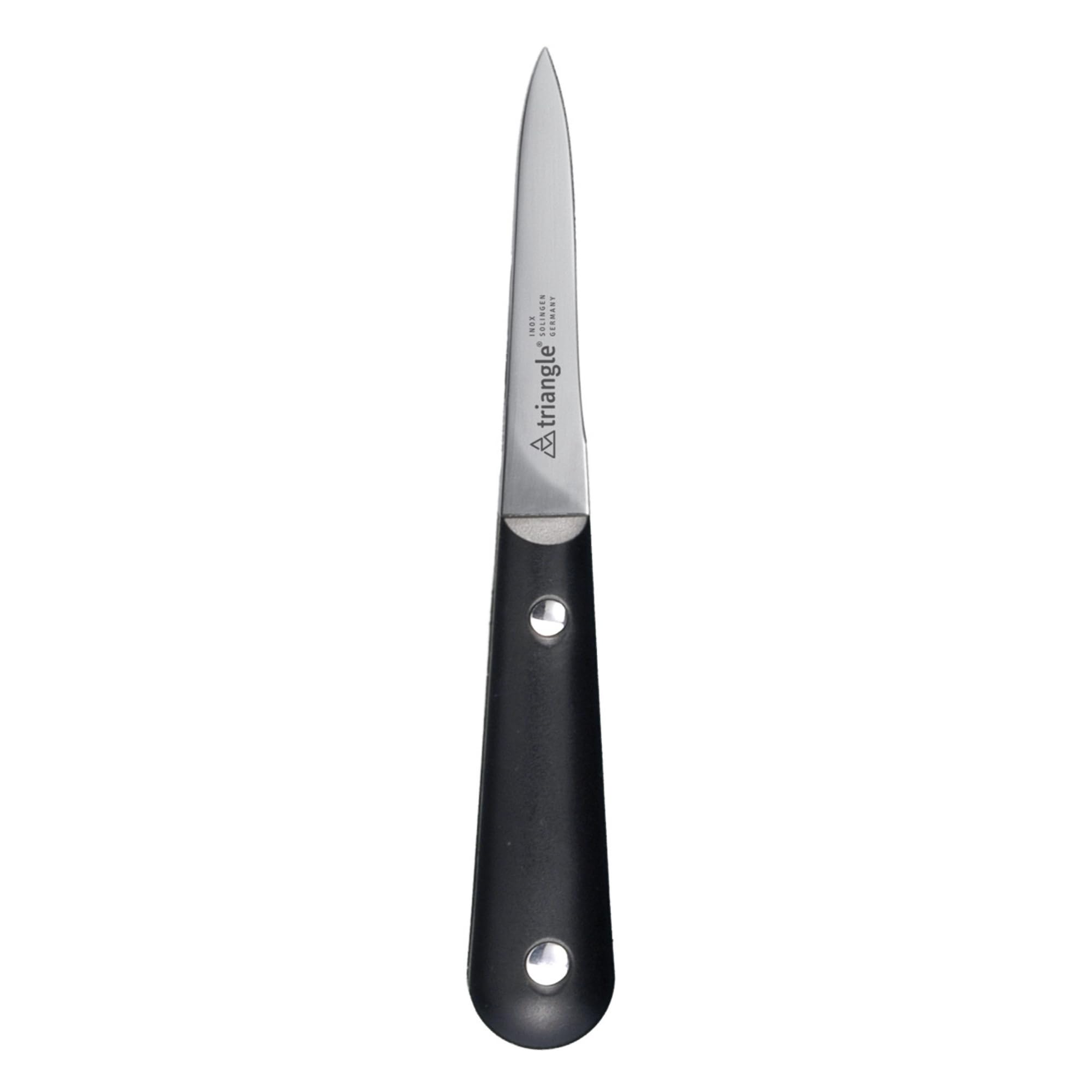 Triangle Germany Oyster Knife, Professional-grade Design with Riveted Ergonomic Handle and Continuous Blade, Dishwasher Safe Stainless Steel