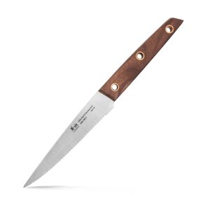 cangshan w series 60126 german steel serrated utility knife, 5-inch