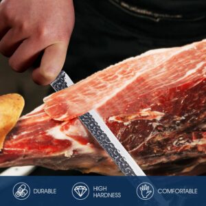 Huusk Premium Slicing Knife Bundle with Professional Meat Cutting Knife