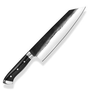 BLACKSMITH-SWORD's Professional Kitchen Knife, 9 Inch chef knife high carbon steel Ultra Sharp chefs knife, G 10 Micarta, Bolster & Pommel Handle,Boning Knives ,Chef's Knives