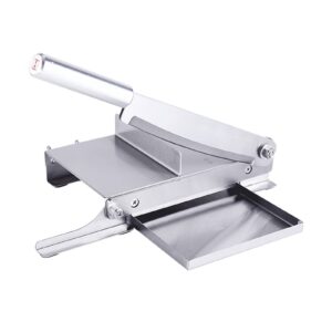 wgwioo frozen meat slicer, manual vegetable cutting machine, stainless steel meat cutter, beef mutton roll meat cheese food slicer
