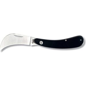 coltellerie berti fratelli roncola foraging pocket knife | black lucite handle