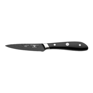 rockingham forge ashwood series 4" paring knife kitchen peeling knife with ice hardened vanadium steel blades
