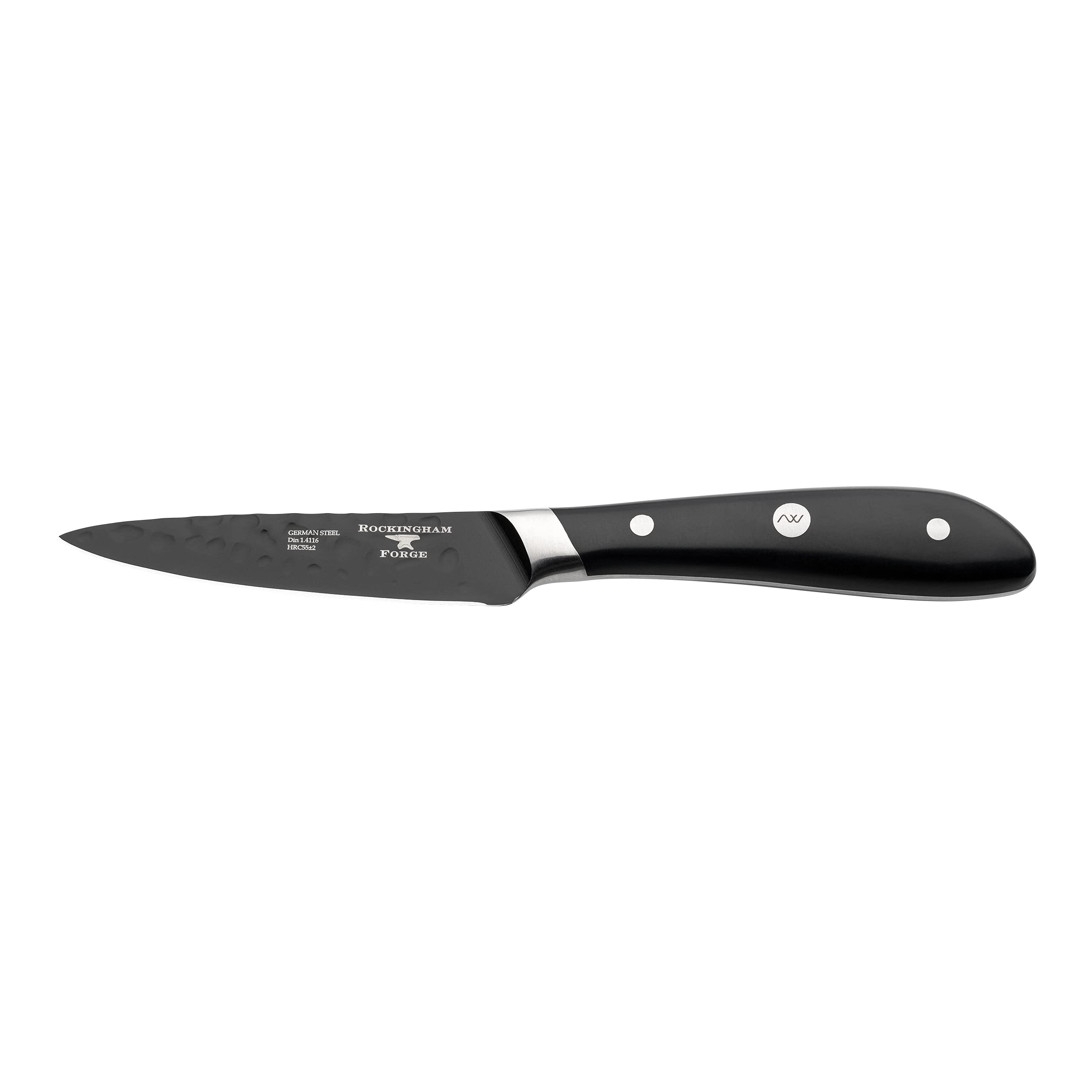 Rockingham Forge Ashwood Series 4" Paring Knife Kitchen Peeling Knife with Ice Hardened Vanadium Steel Blades