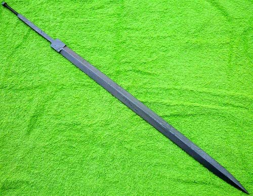 Damascus Steel Blank Blade Custom Handmade 26" Hunting Sword Blank Blade for knife making