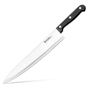 humbee - cuisine pro chef knife 6 inches - stainless steel full tang blade for professional and personal use - ergonomic handle, comfortable grip - dishwasher safe, nsf certified