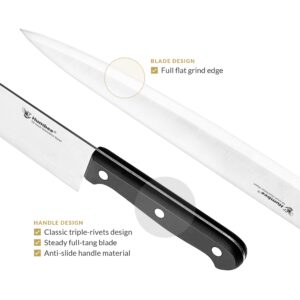 Humbee - Cuisine Pro Chef Knife 6 Inches - Stainless Steel Full Tang Blade for Professional and Personal Use - Ergonomic Handle, Comfortable Grip - Dishwasher Safe, NSF Certified