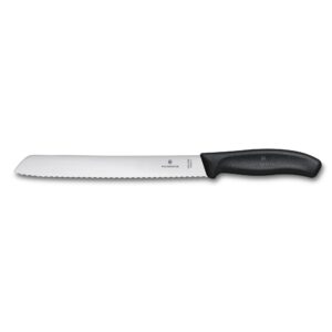 victorinox swiss classic bread knife, silver/black