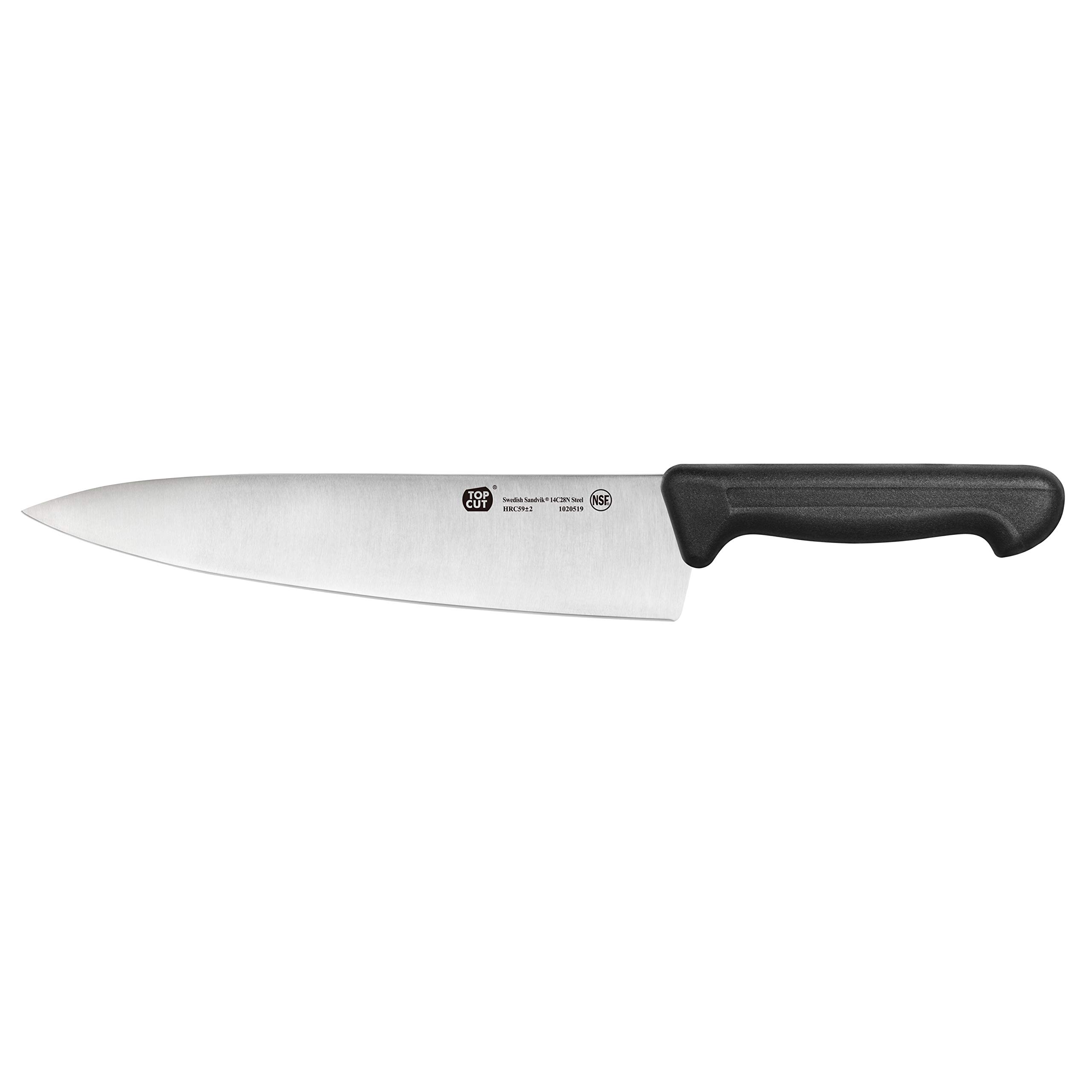 Top Cut by Cangshan P2 Series 1020519 Swedish 14C28N Steel Chef Knife, 10-Inch